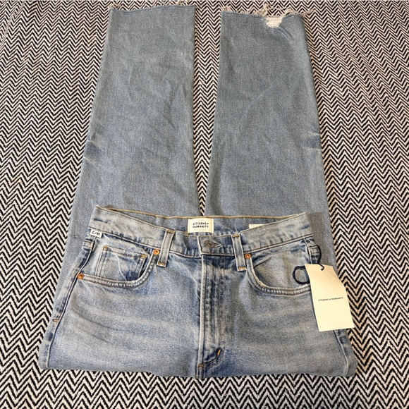 Citizens Of Humanity Denim - Citizens of Humanity | Daphne Crop High Rise Stovepipe Jeans | Sz 27 | NWT